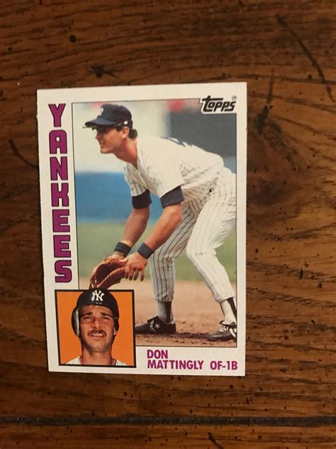 don mattingly 1989|don mattingly 1984 topps rookie.